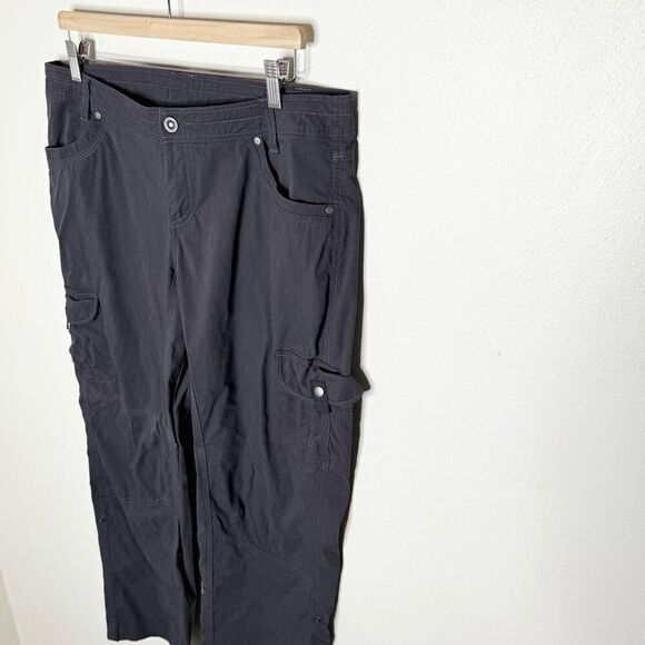 Kühl Cotton Gray Roll Up Cargo Hiking Pants - Women’s US 16 - Picture 3 of 10